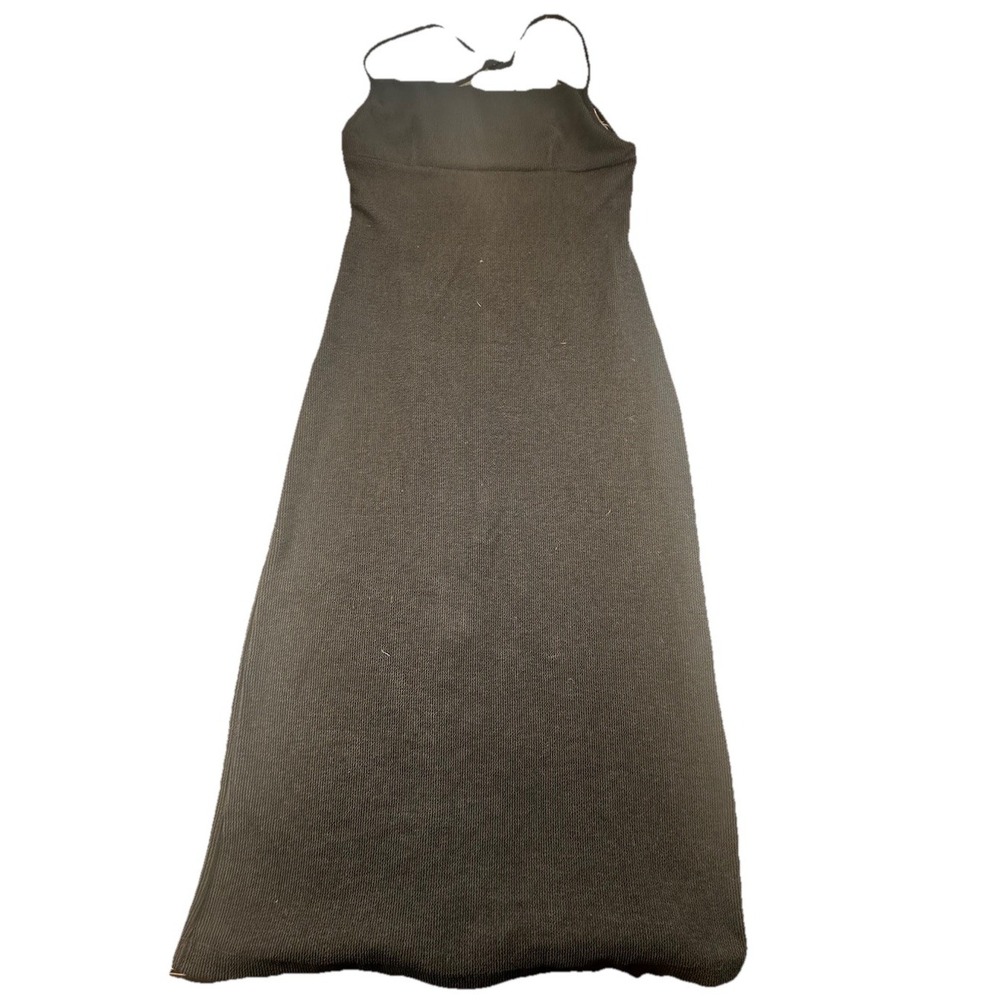 Free People FP Beach‎ Maxi Tank Dress Womens Knit Cotton Back Slit Size M